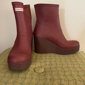 Hunter Wedge Rubber Boots